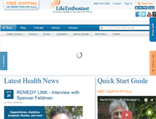 Tablet Screenshot of life-enthusiast.net